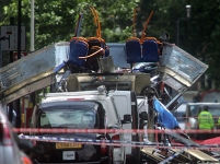 AP Photo - bus remains